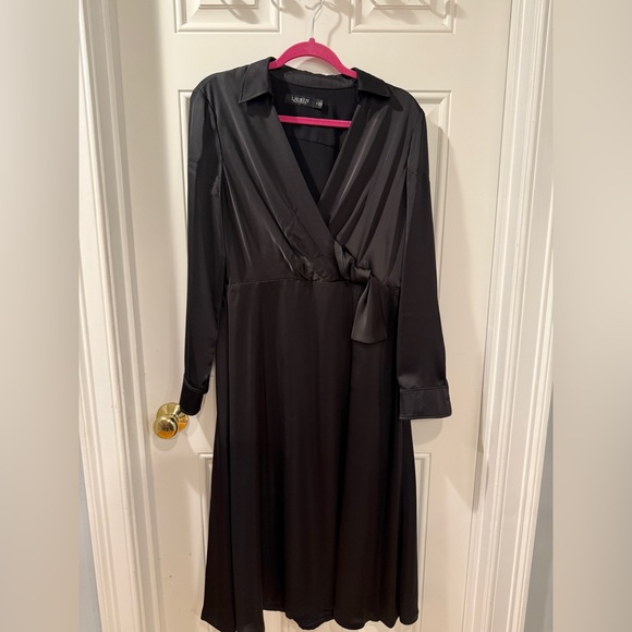 Ralph Lauren Dresses & Skirts - Ralph Lauren Elegant Black Wrap Dress